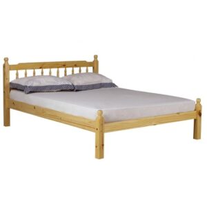 Tauret Wooden Double Bed In Pine