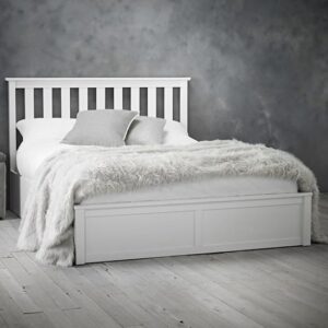 Orpington Wooden King Size Bed In White