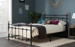 Birlea Atlas Metal Bed Frame, Small Double, Black