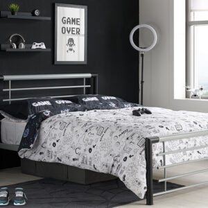 Birlea Faro Metal Bed Frame, Double