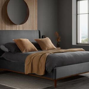 Birlea Lincoln Fabric Bed Frame, Double