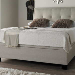 Novo Acerra Ottoman Bed Frame, Superking, Oatmeal