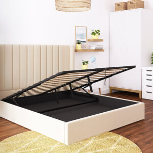 Novo Victoria Fabric Ottoman Bed Frame, Double