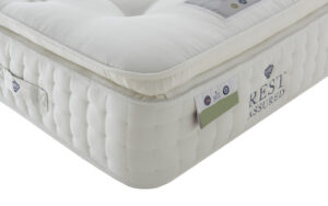 Rest Assured Knowlton 2000 Pocket Latex Pillow Top Mattress, King Size