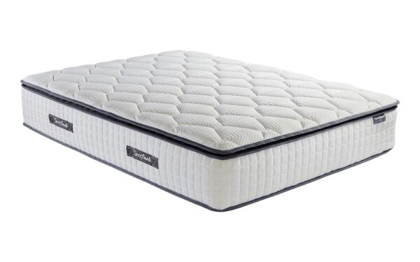 SleepSoul Bliss 800 Pocket Memory Pillow Top Mattress, King Size