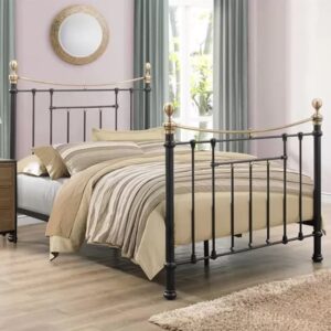 Brunt Metal King Size Bed In Black